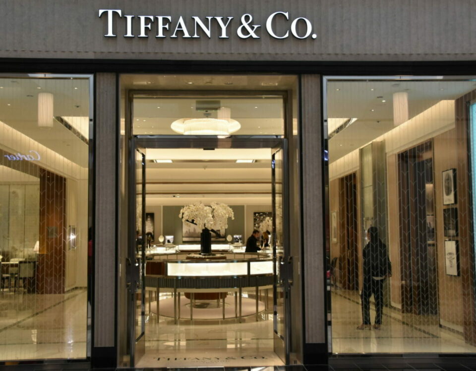 Tiffany and Company store front.