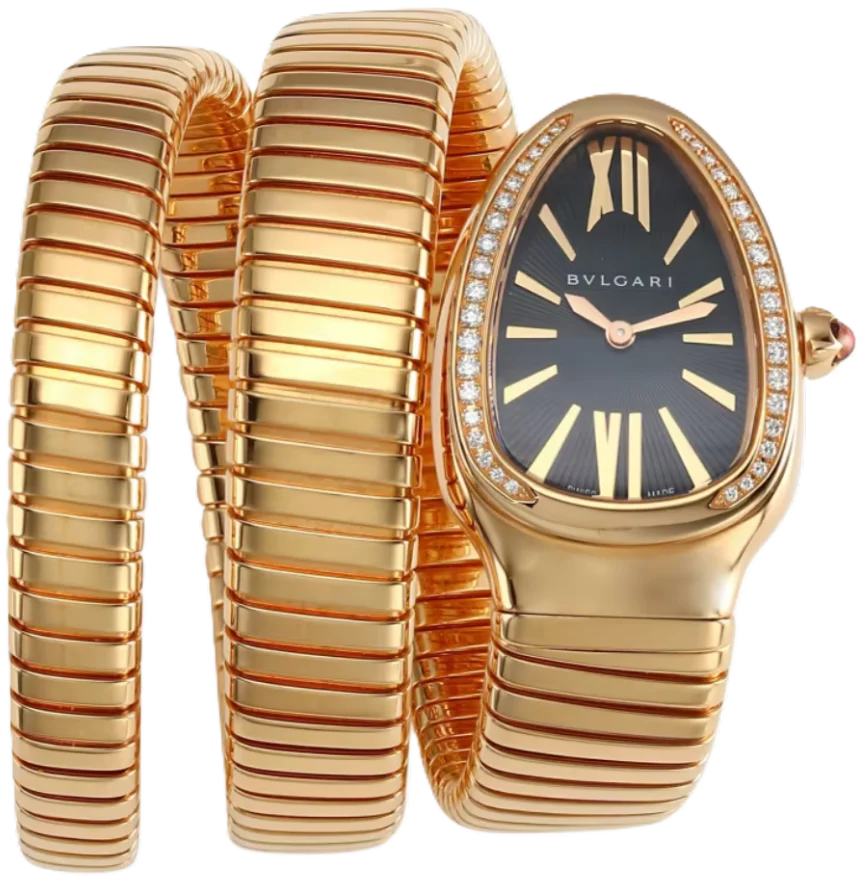 Bvlgari Serpenti Tubogas Lady Watch 18kt Yellow Gold