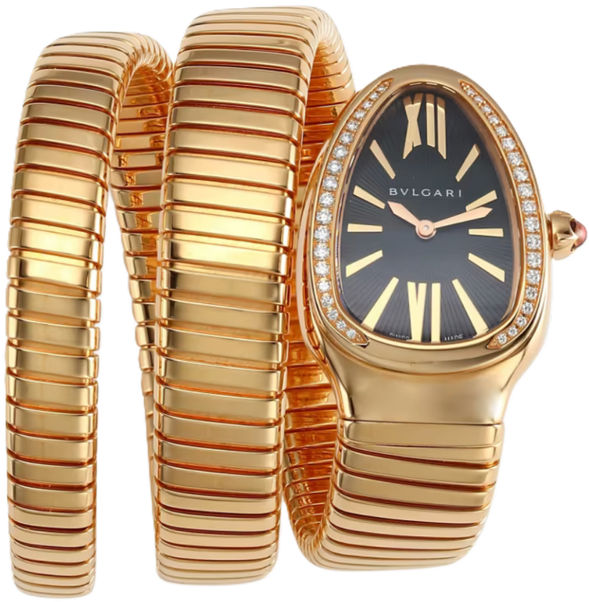 Bvlgari Serpenti Tubogas Lady Watch 18kt Yellow Gold