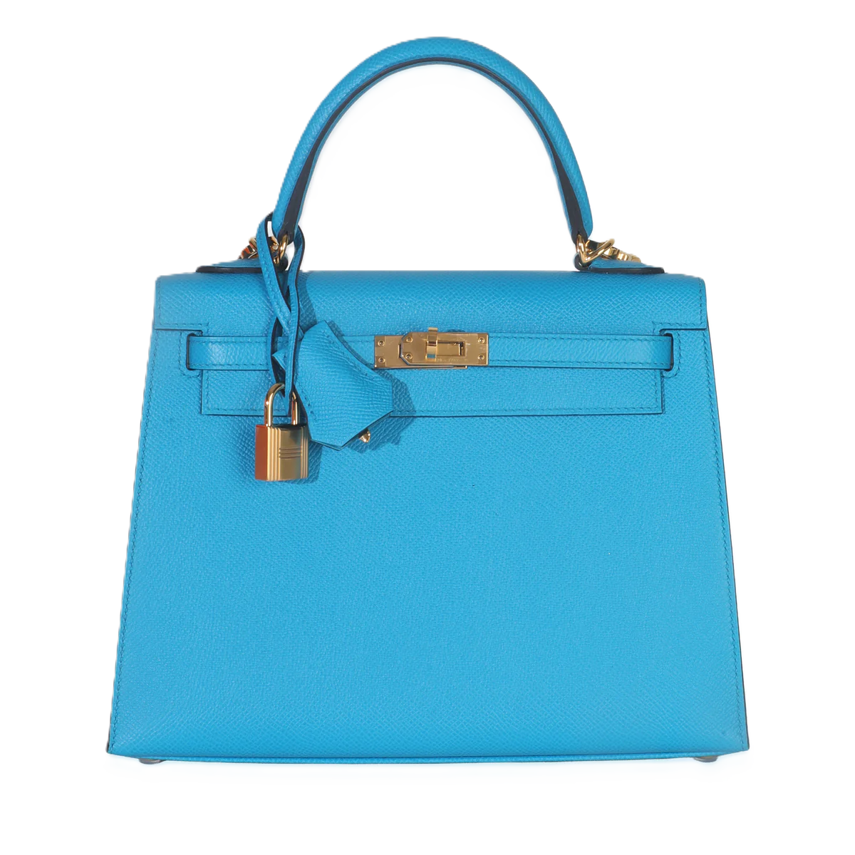 Hermès Kelly 25 Blue Frida Epsom Sellier