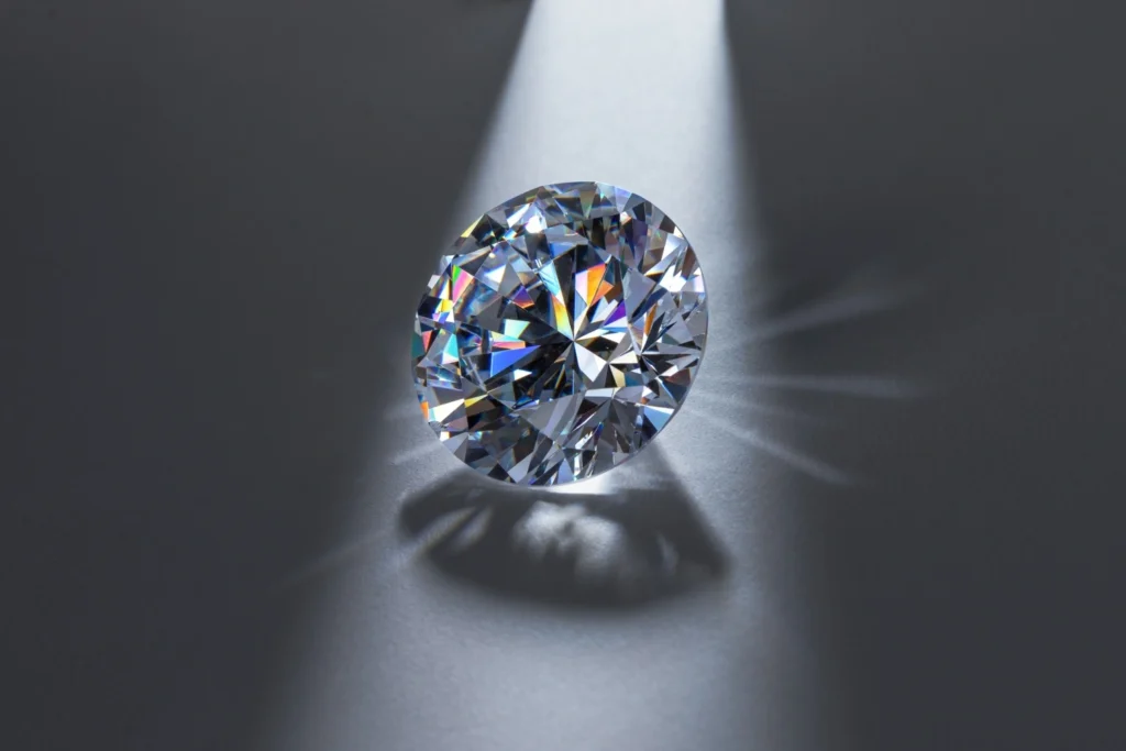 A GIA Triple Excellent diamond displaying exceptional brilliance, symmetry, and sparkle.
