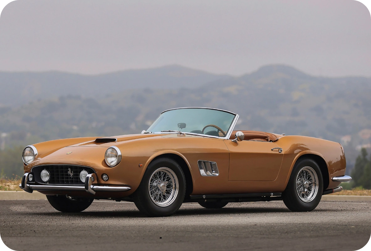 Bronze Ferrari 250 GT California Spyder for Classic Car Loans