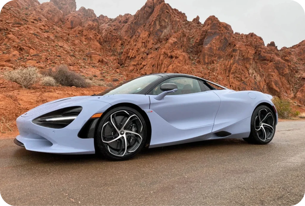 Light Blue McLaren 720S as Collateral for Asset Loans
