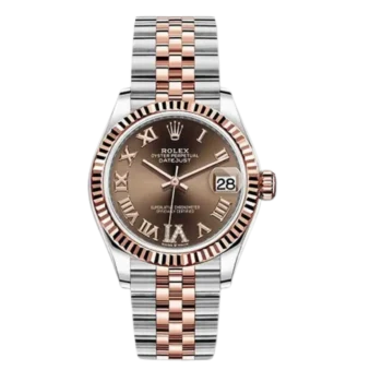 Rolex Datejust 178271 Two-Tone Everose with Chocolate Dial