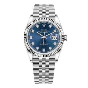 Rolex Datejust 36 with Blue Diamond Dial and Jubilee Bracelet