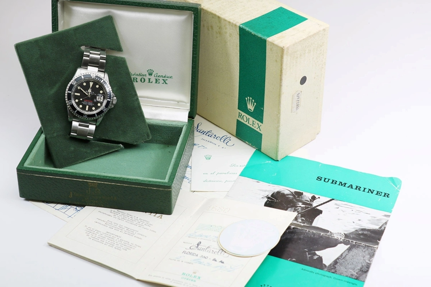 Rolex Submariner with original box papers and documentation used to support higher loan-to-value ratios
