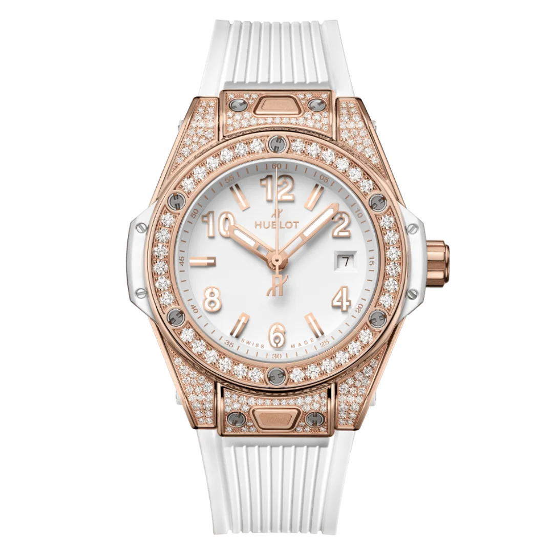 Hublot Big Bang One Click King Gold White Pavé